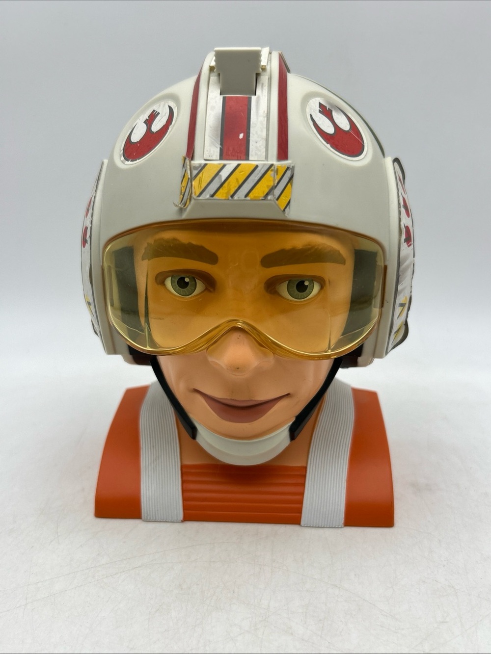 1996 Star Wars Luke Skywalker X-Wing Pilot Toy Head Mini Play Set w/ 1-Mini Fig